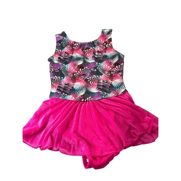 Moret Kids Girls Dance Leotard Pink Multi Size Small 6-7 - Picture 1 of 6